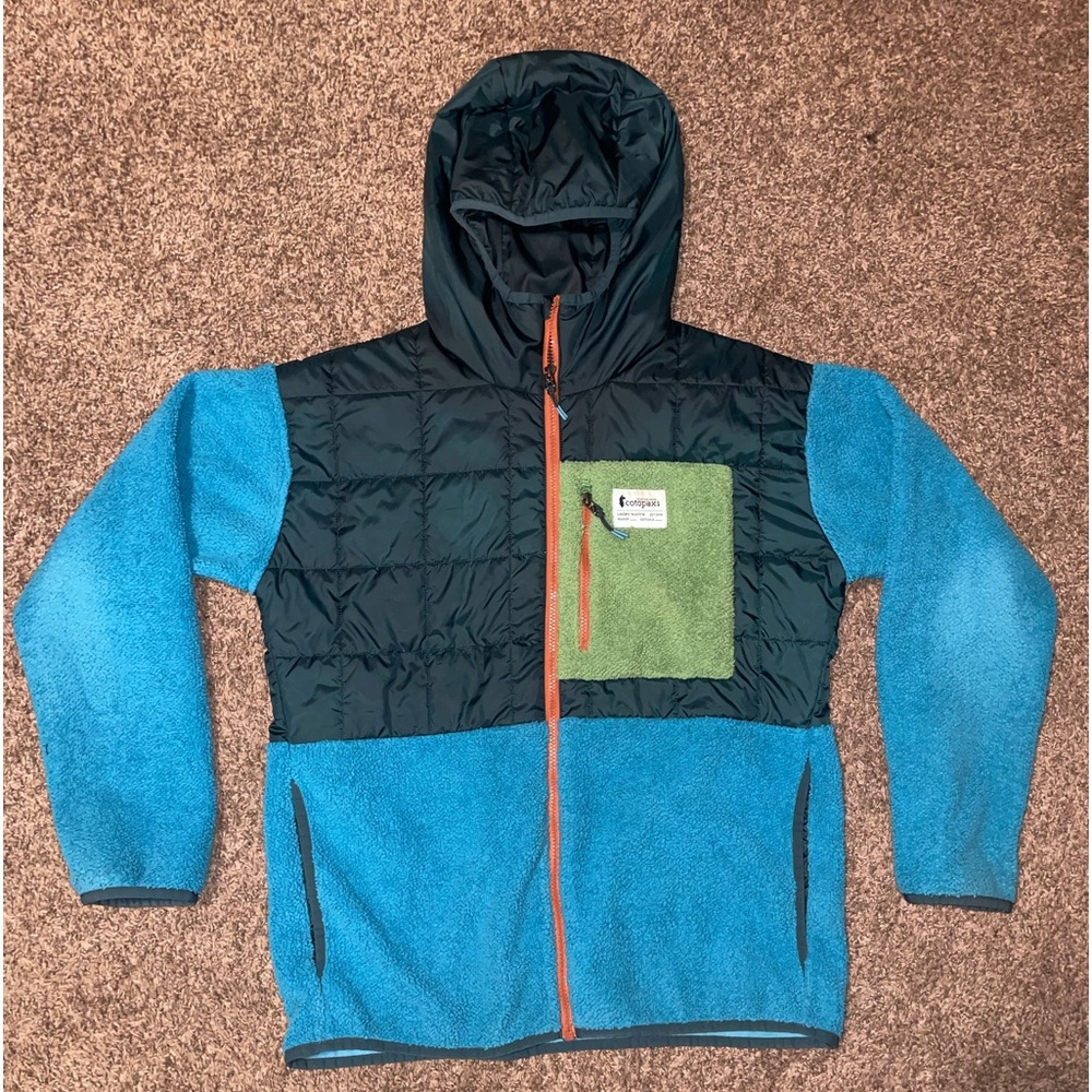 Cotopaxi trico hybrid jacket graphite/blue spruce